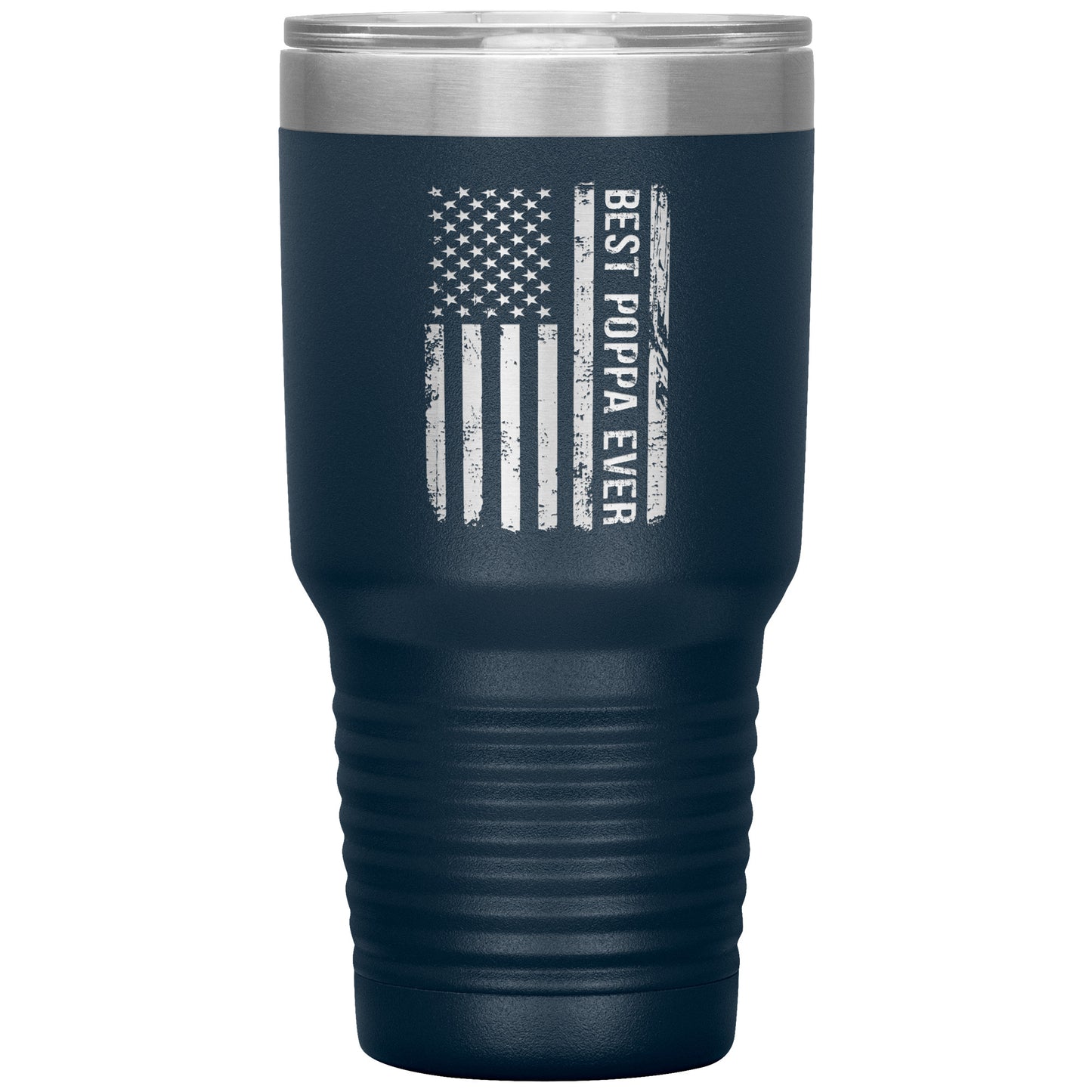 1328174618 Best Poppa Ever American Flag 30oz