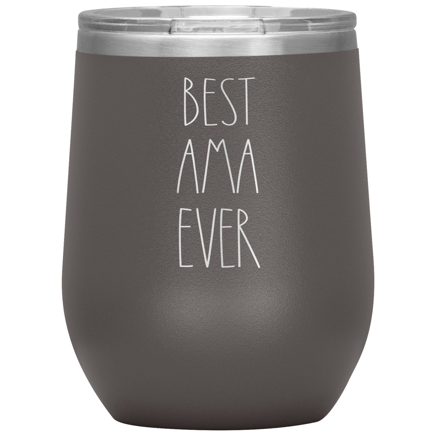 Best Ama Ever Wine Tumbler