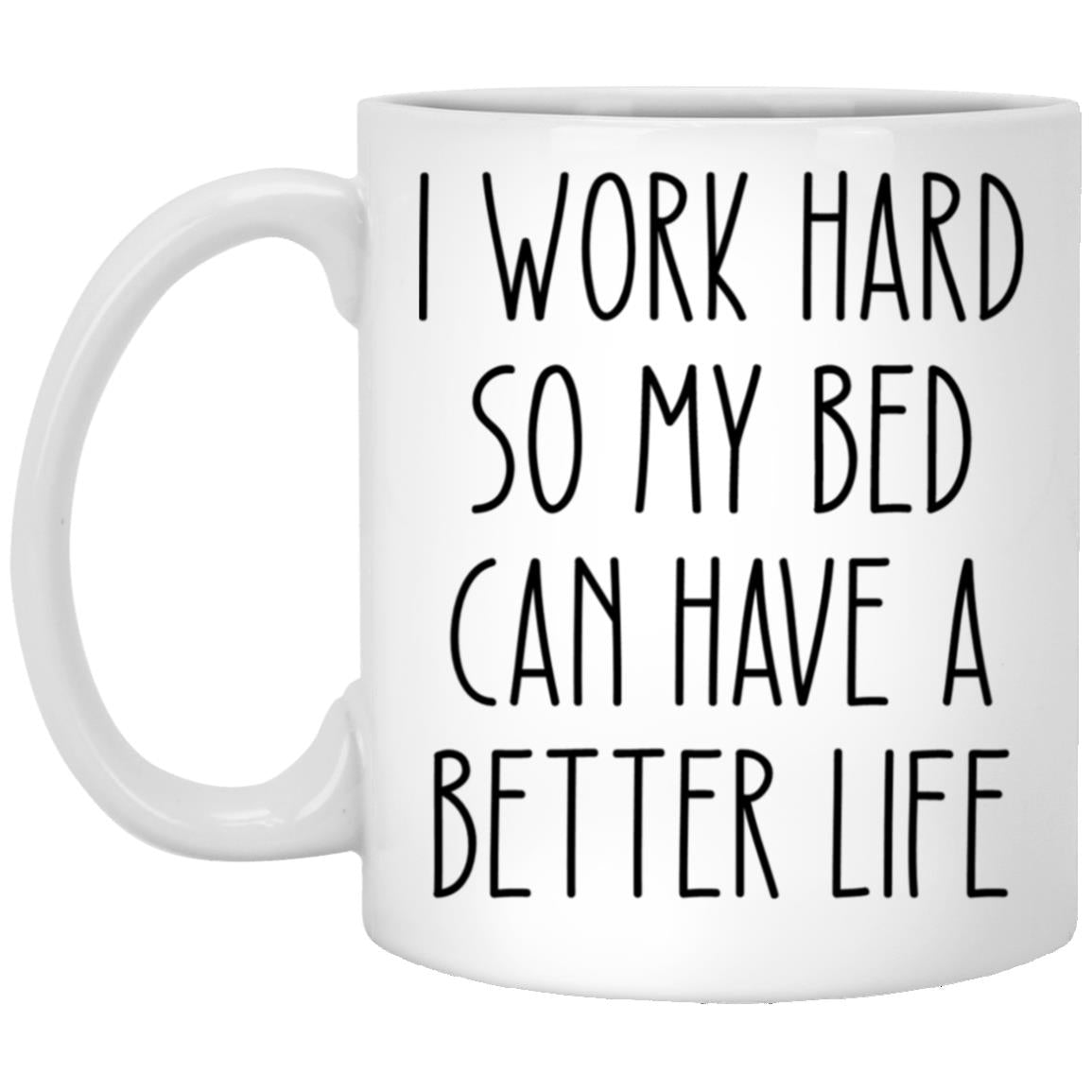 Bed XP8434 11oz White Mug