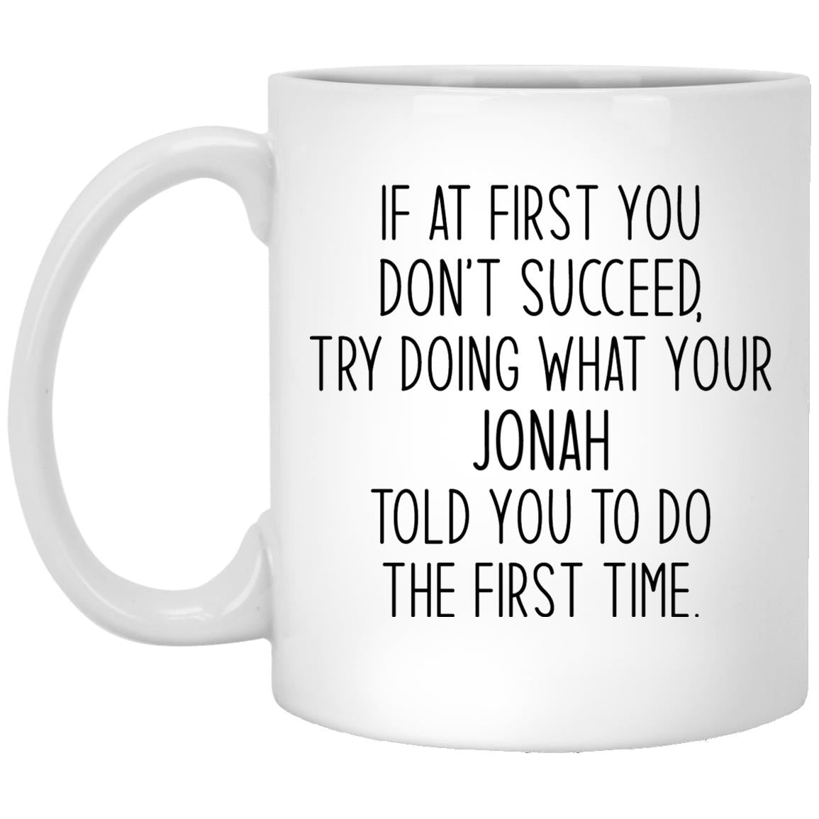 Jonah XP8434 11 oz. White Mug