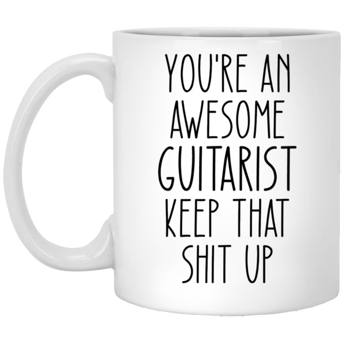 Guitarist XP8434 11oz White Mug