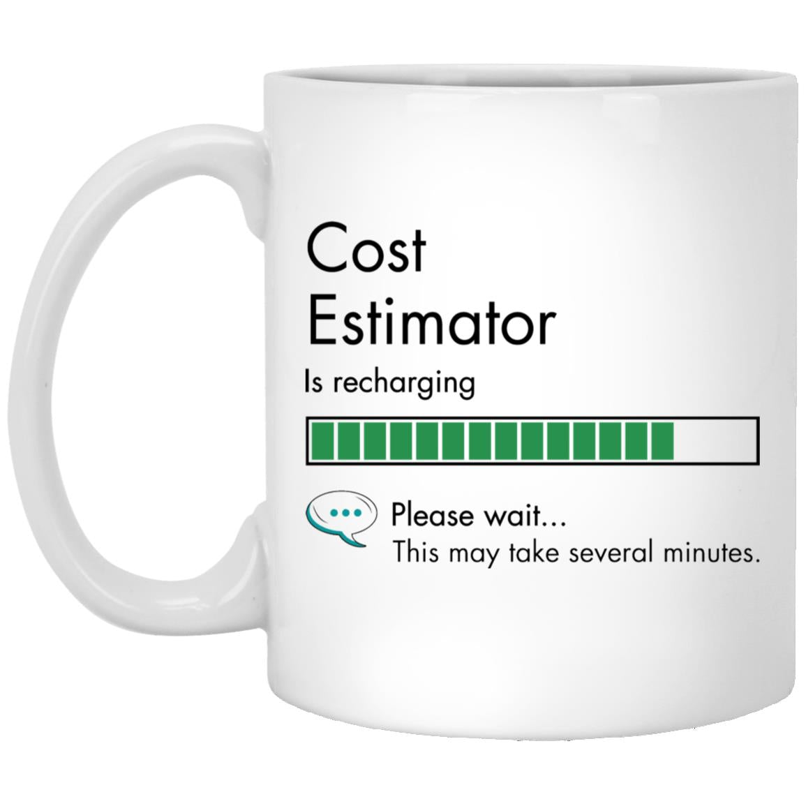 Cost Estimator XP8434 11oz White Mug
