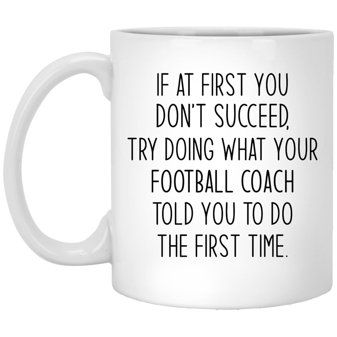 Football Coach XP8434 11 oz. White Mug