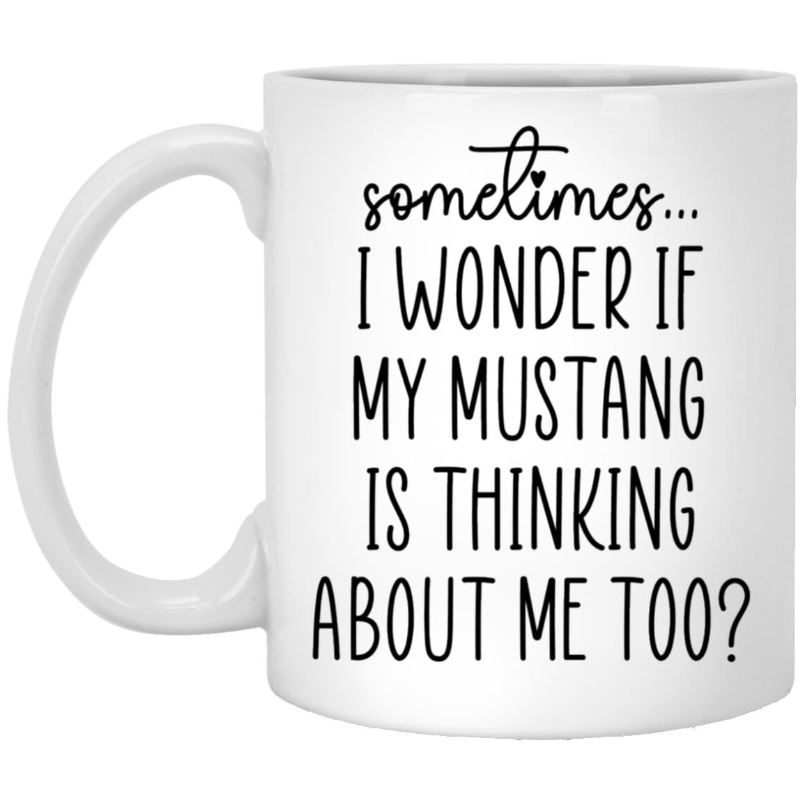 Mustang XP8434 11 oz. White Mug