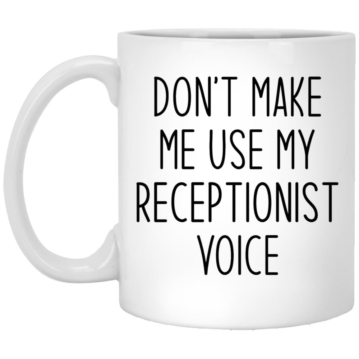 Receptionist XP8434 11oz White Mug