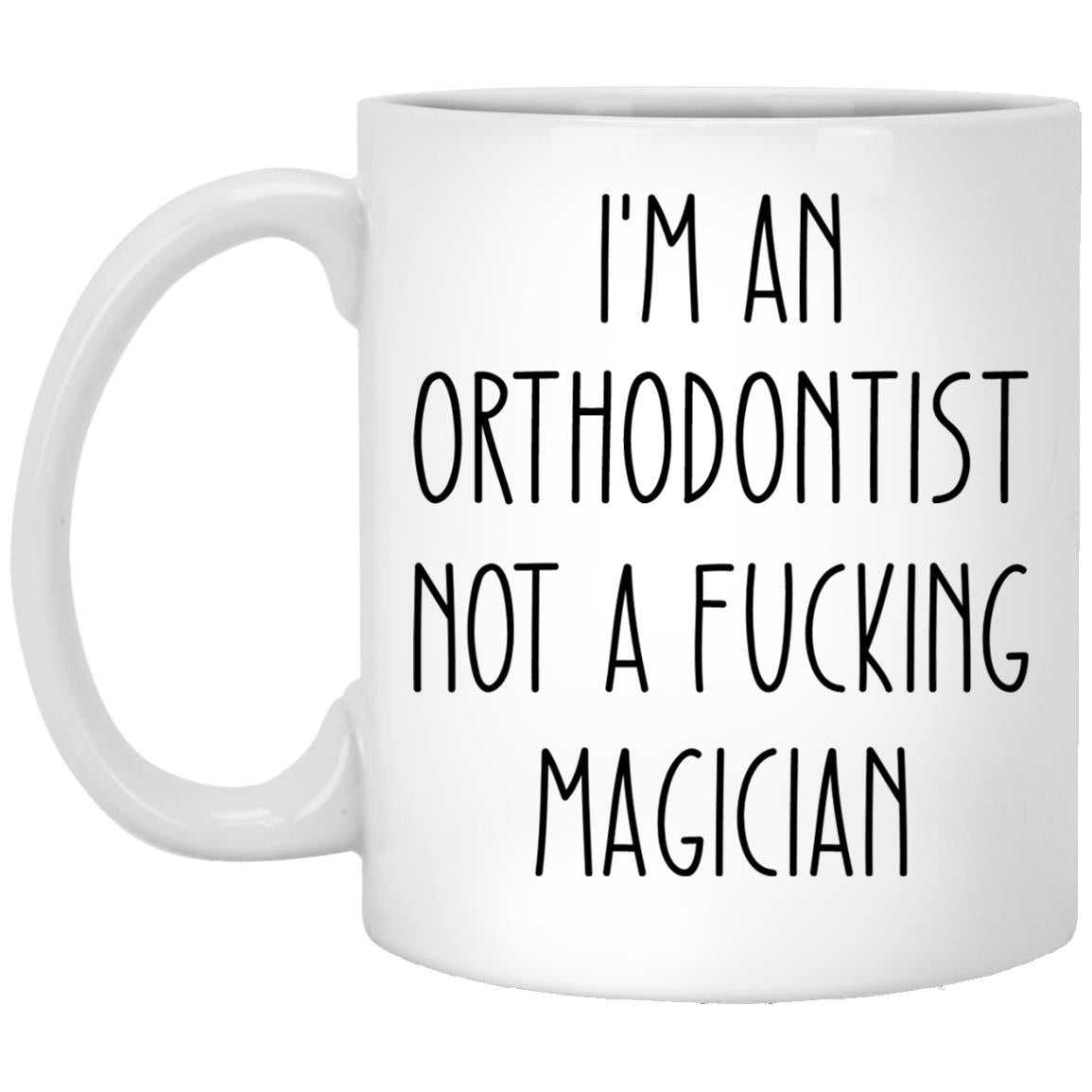 Orthodontist XP8434 11 oz. White Mug