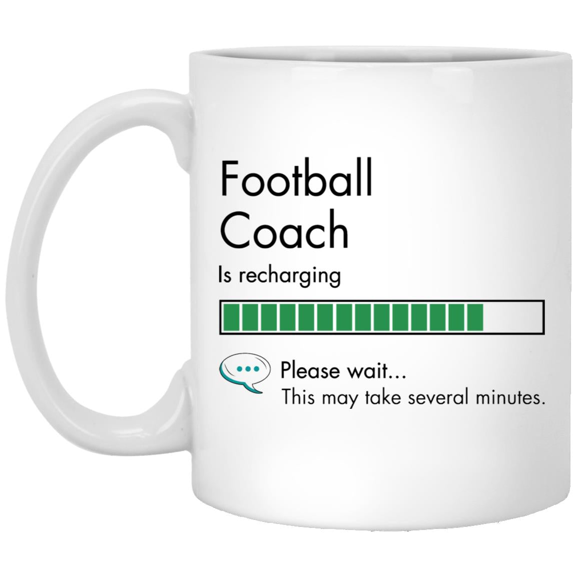 Football Coach XP8434 11oz White Mug