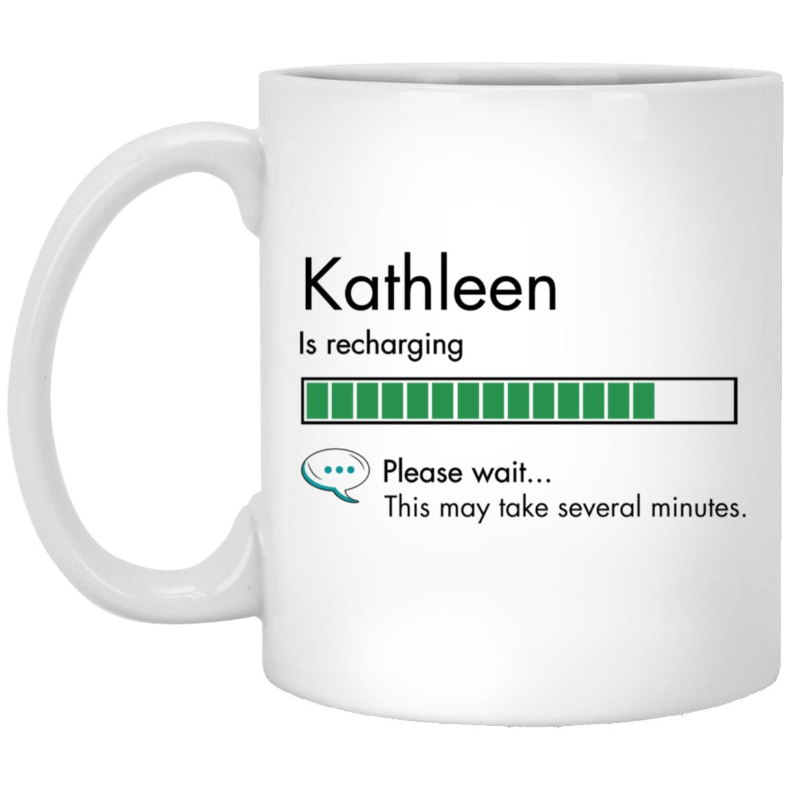 Kathleen XP8434 11oz White Mug