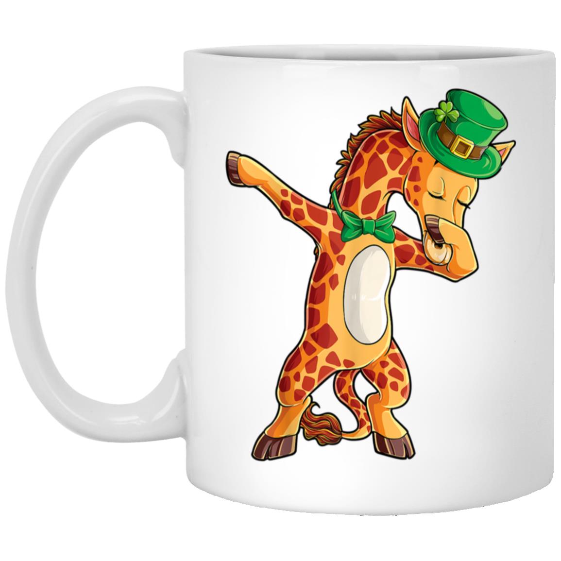 Dabbing Giraffe St Patricks Day Leprechaun Dab