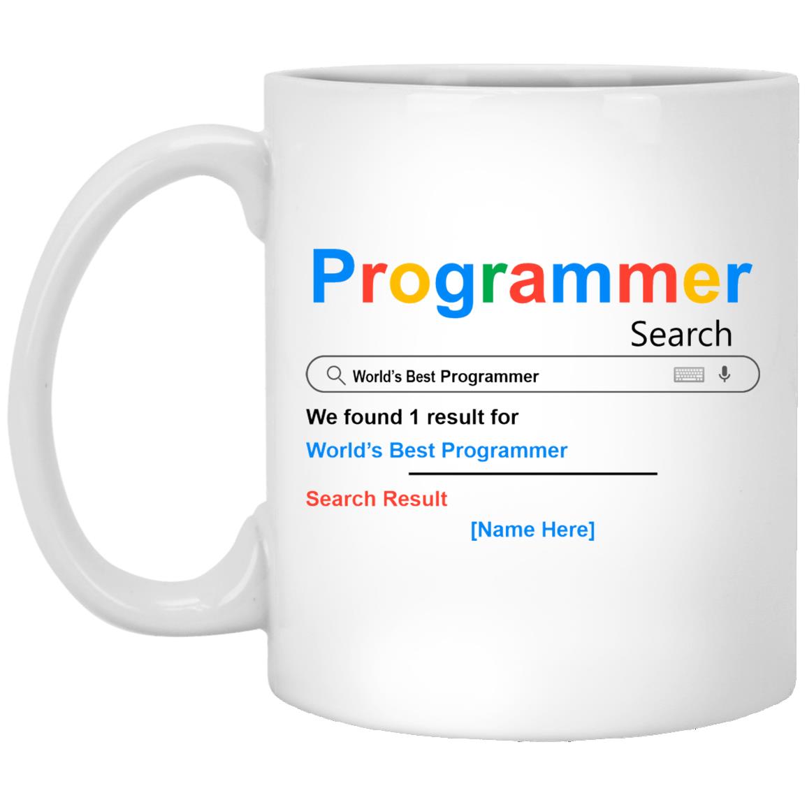 Programmer XP8434 11 oz. White Mug