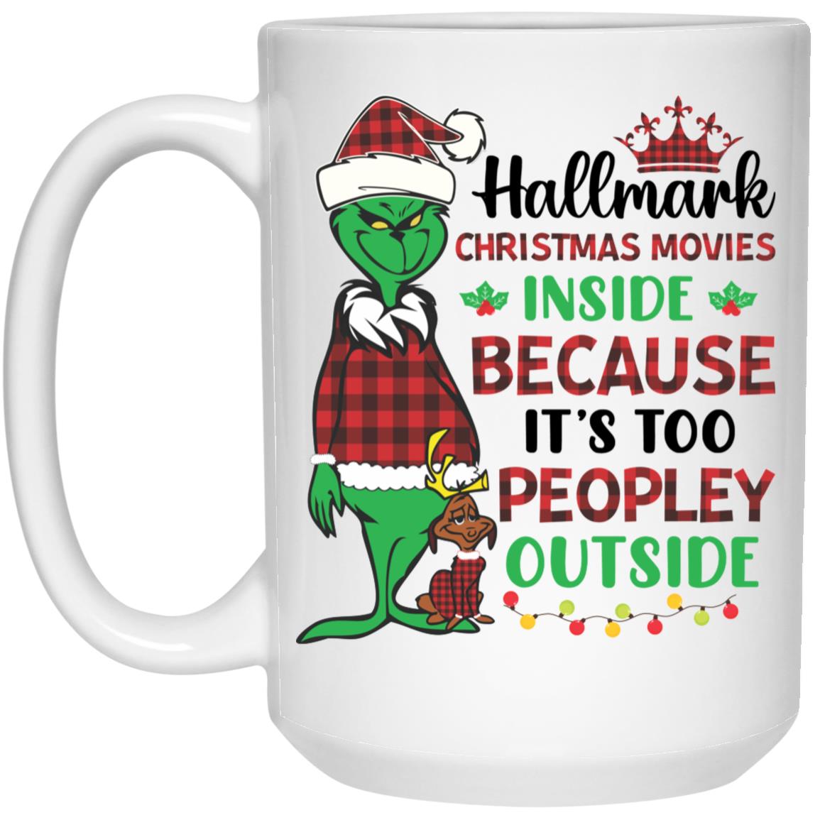 Christmas Movie inside because it's too peopley outside