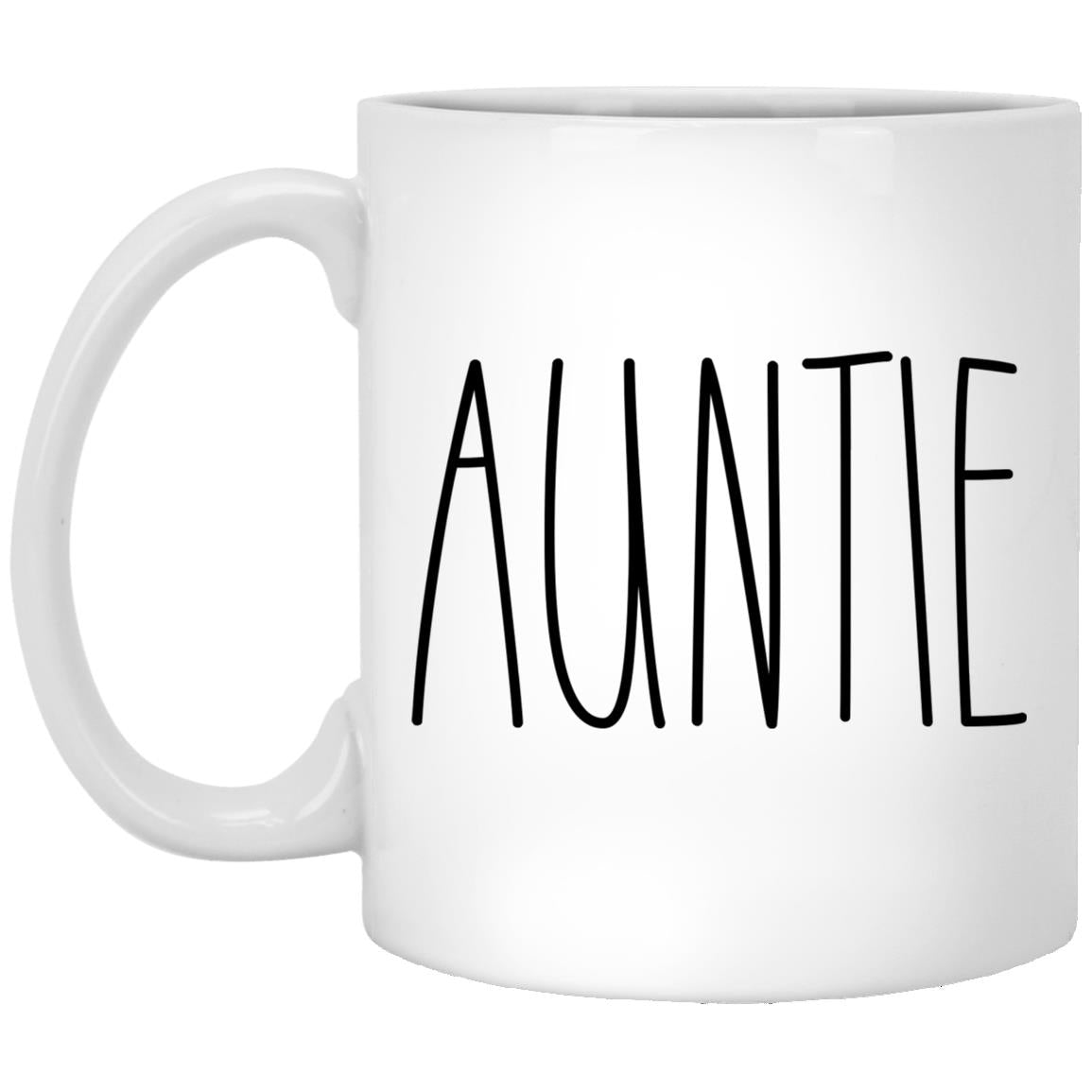 Auntie Mug Auntie Rae Dunn Style Coffee Cup