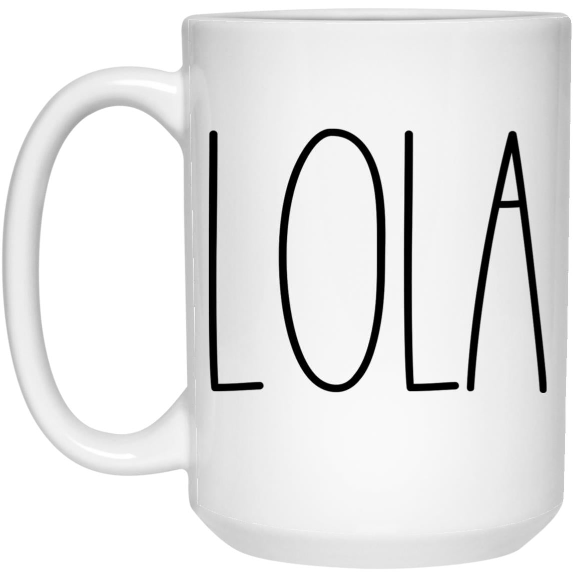 Lola Mug Lola Rae Dunn Style Coffee Cup Rae Dunn Inspired