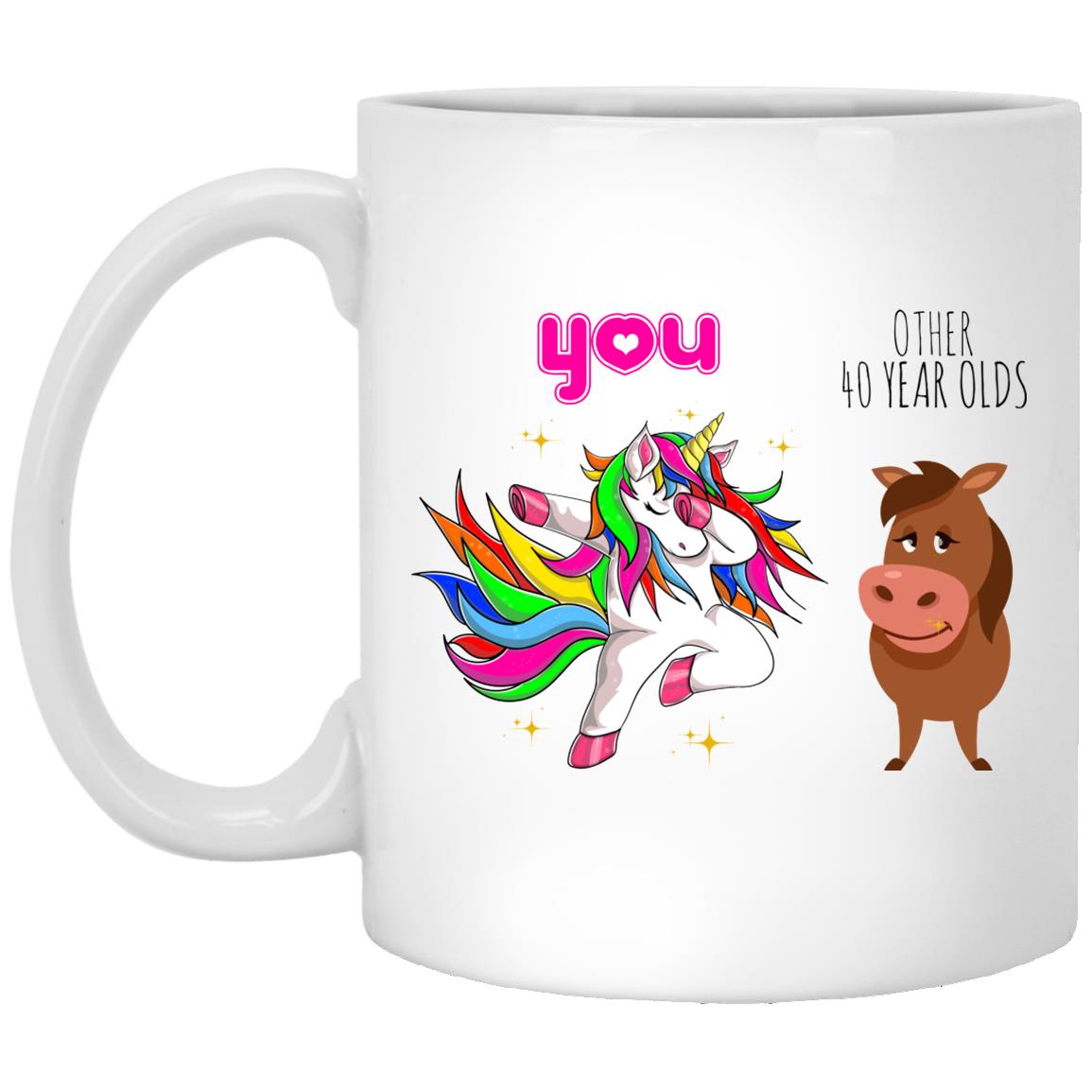 40 year olds XP8434 11 oz. White Mug