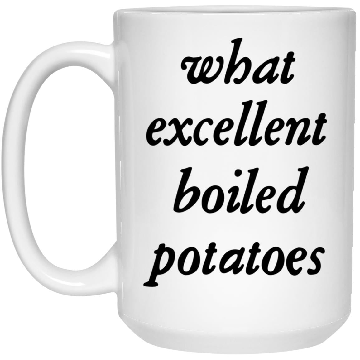 B09Q64TKDN What Excellent Boiled Potatoes Pride And Prejudice Gifts - Pride And Prejudice Mug - Jane Austen Gifts - Jane Austen Mug - Mr Collins - Book Lover Gift - Jane Austen Books 15oz
