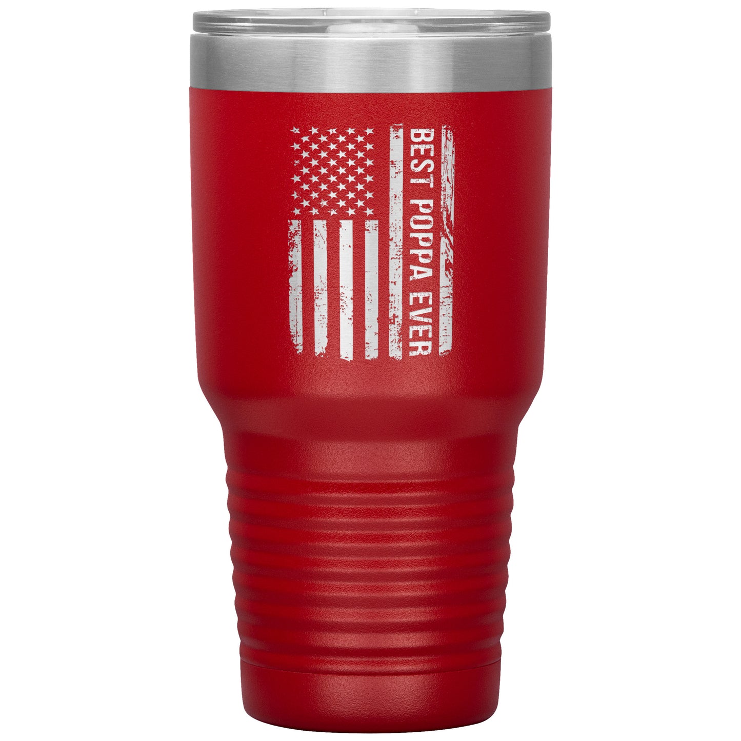 1328174618 Best Poppa Ever American Flag 30oz