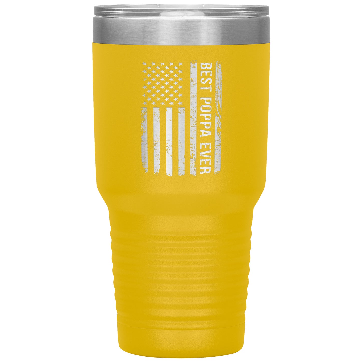 1328174618 Best Poppa Ever American Flag 30oz