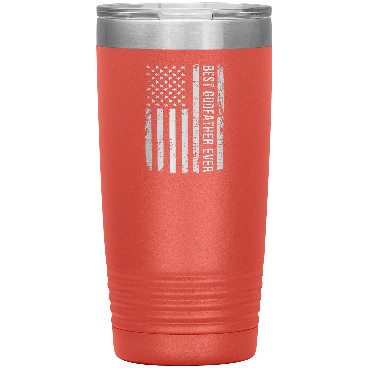 1342141701 Best Godfather Ever American Flag 20oz