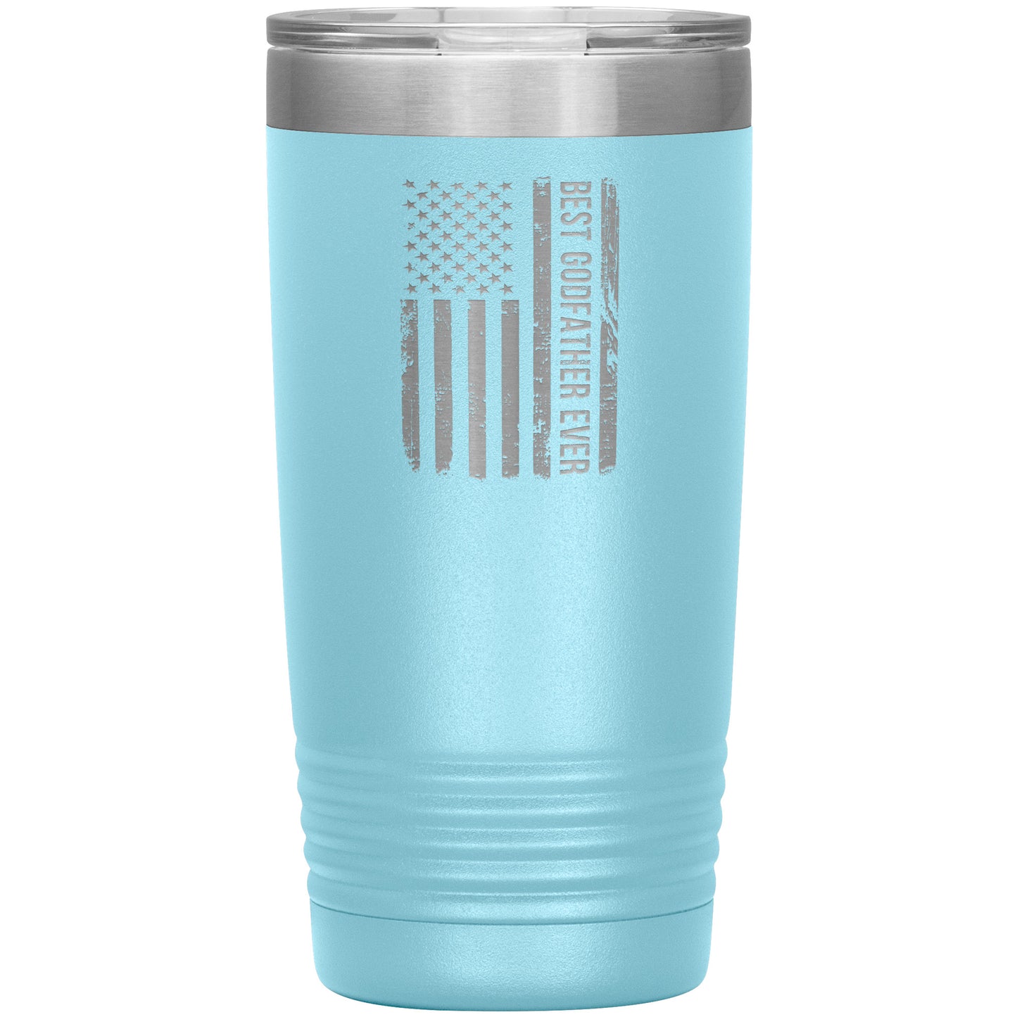 1342141701 Best Godfather Ever American Flag 20oz