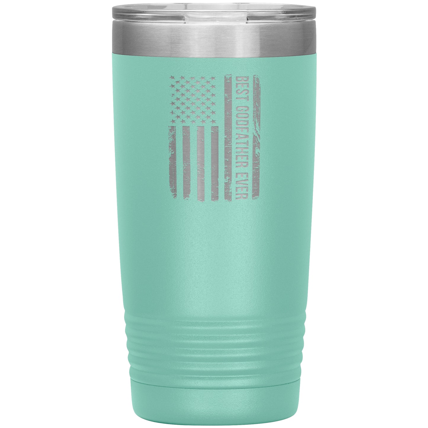 1342141701 Best Godfather Ever American Flag 20oz