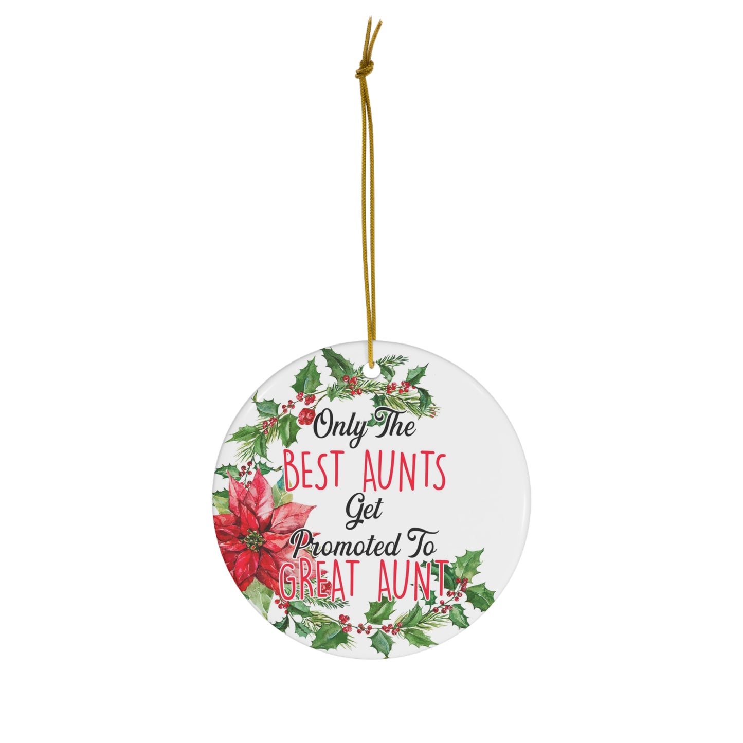 Only The Best Aunts Get Promoted to Great Aunt - One Side