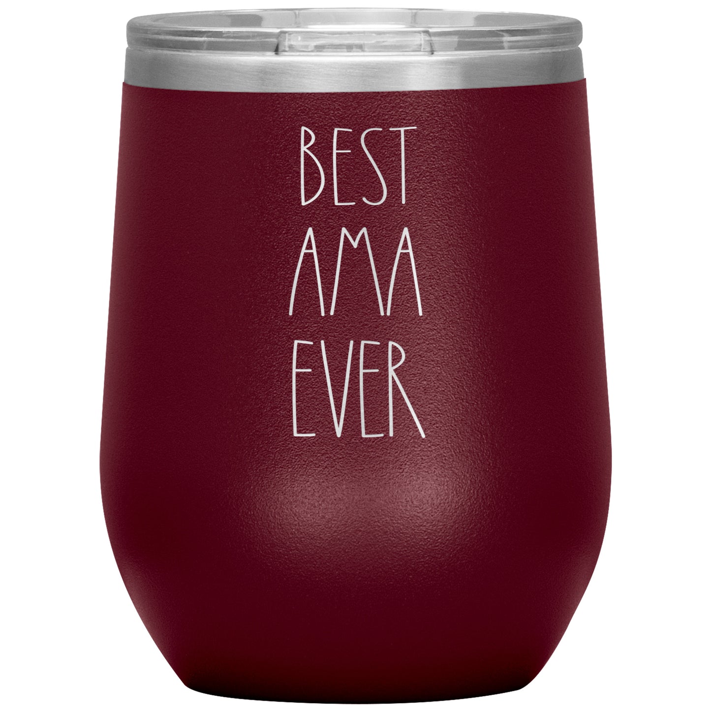 Best Ama Ever Wine Tumbler