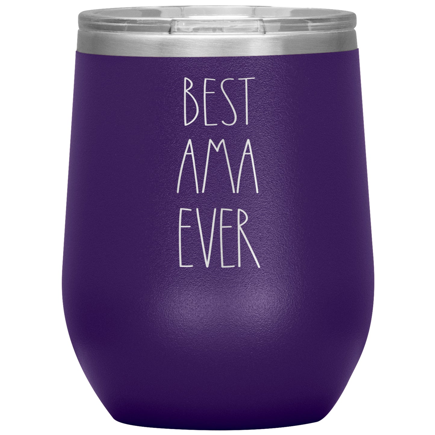 Best Ama Ever Wine Tumbler
