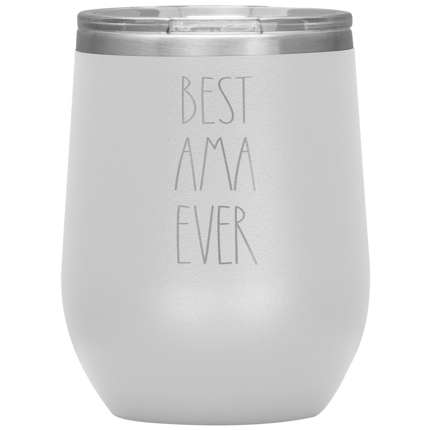 Best Ama Ever Wine Tumbler