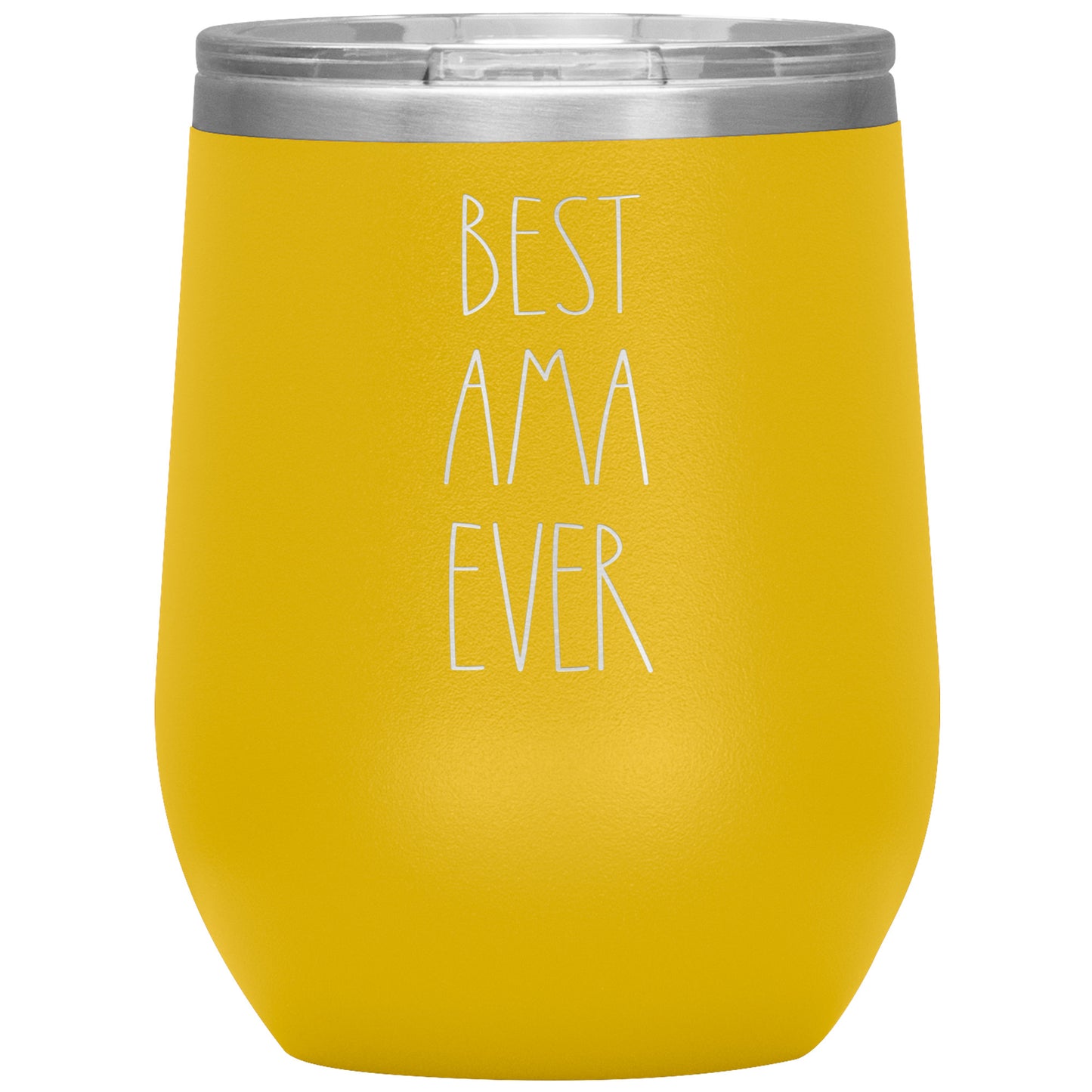 Best Ama Ever Wine Tumbler