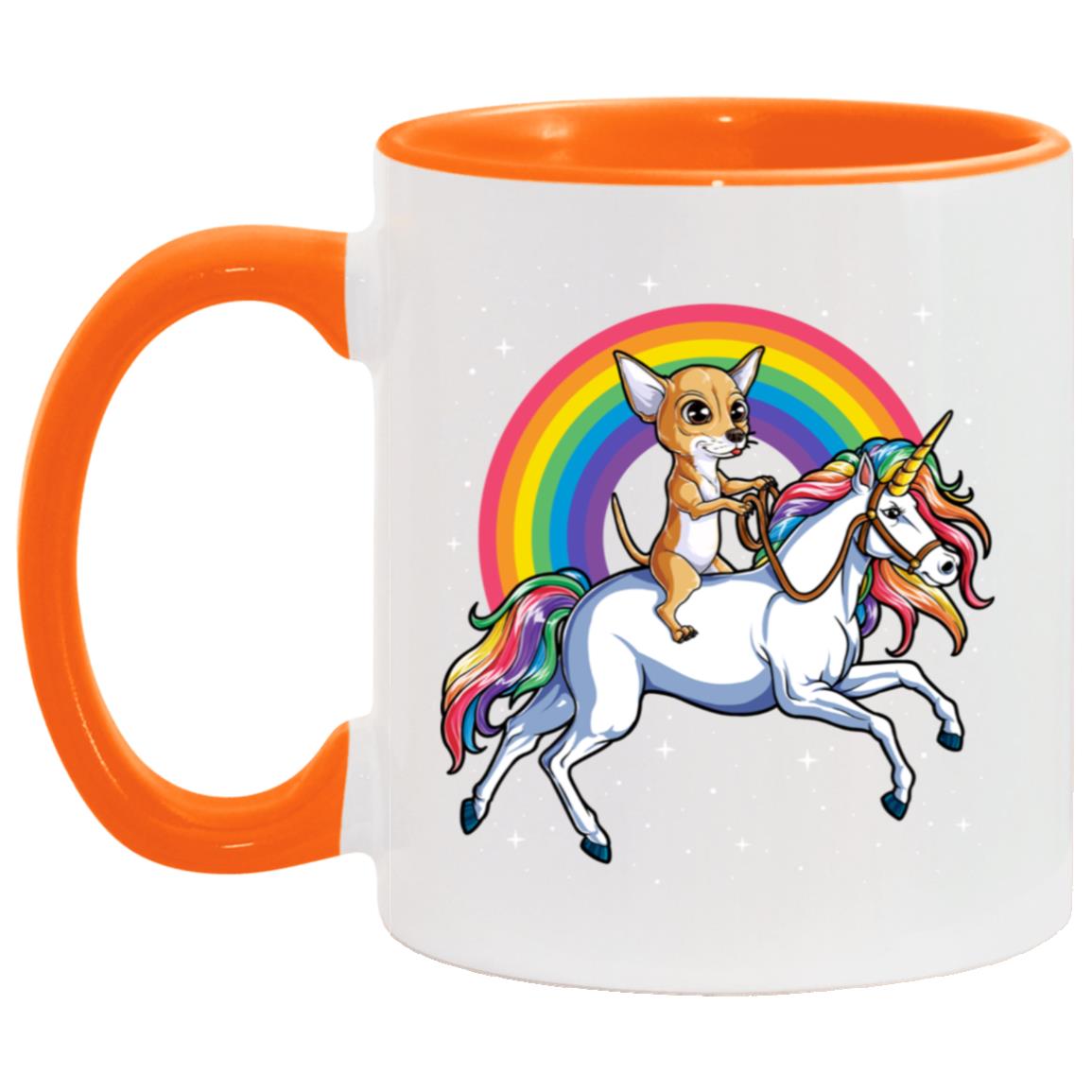 Chihuahua Riding Unicorn Rainbow Gifts Galaxy