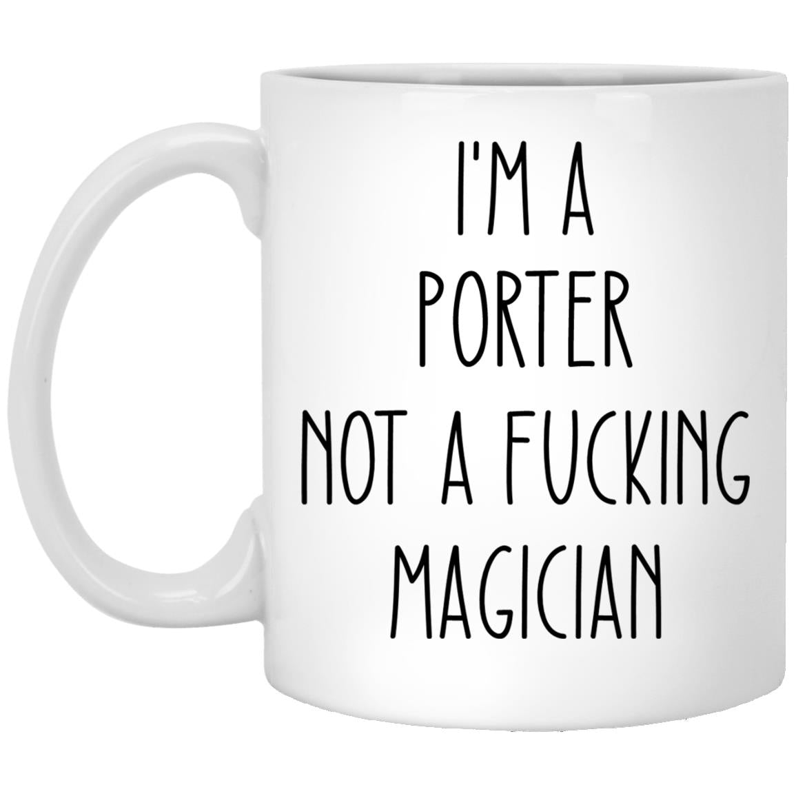Porter XP8434 11 oz. White Mug