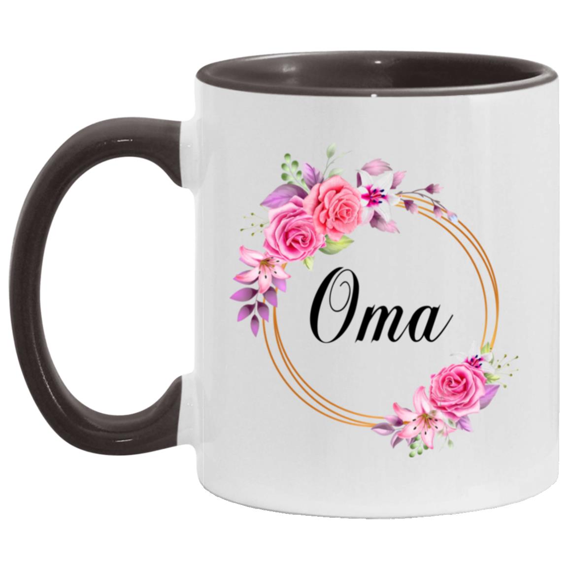 Oma Flower Novelty Coffee Mug