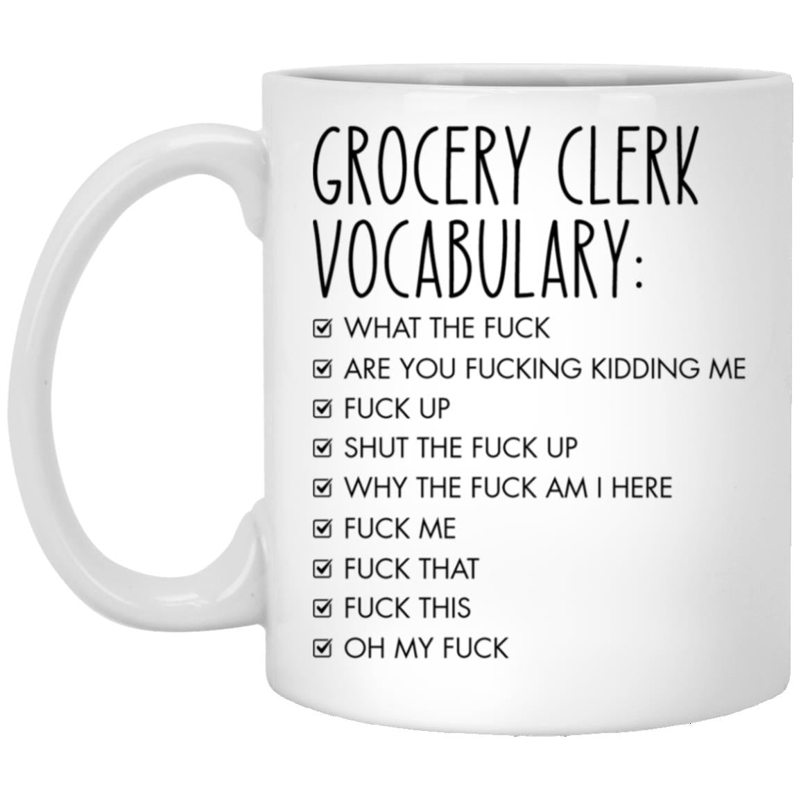Grocery Clerk XP8434 11oz White Mug