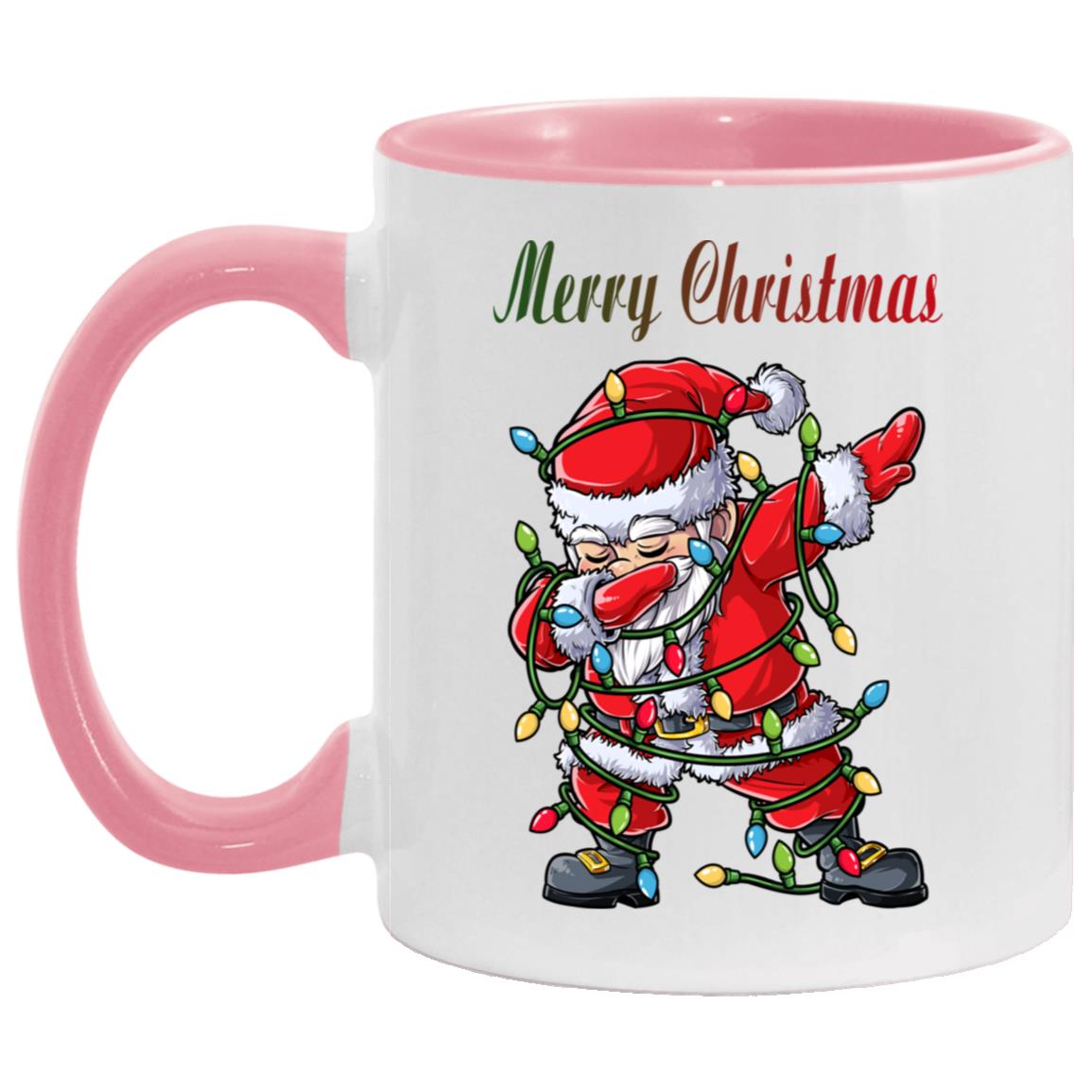 Dabbing Santa Christmas Tree Lights Xmas Merry Christmas