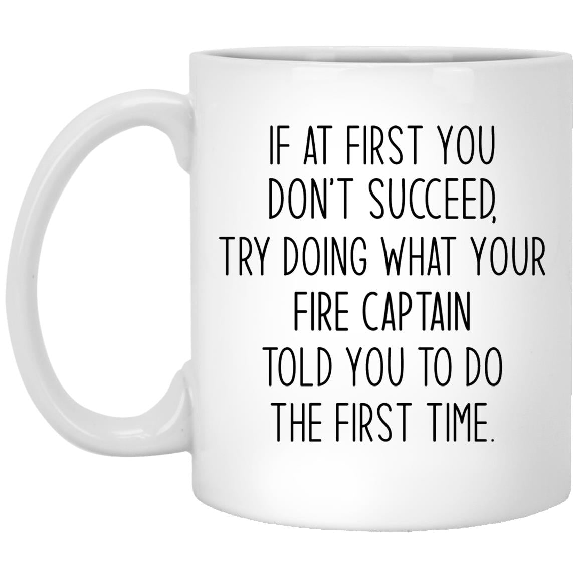 Fire Captain XP8434 11 oz. White Mug