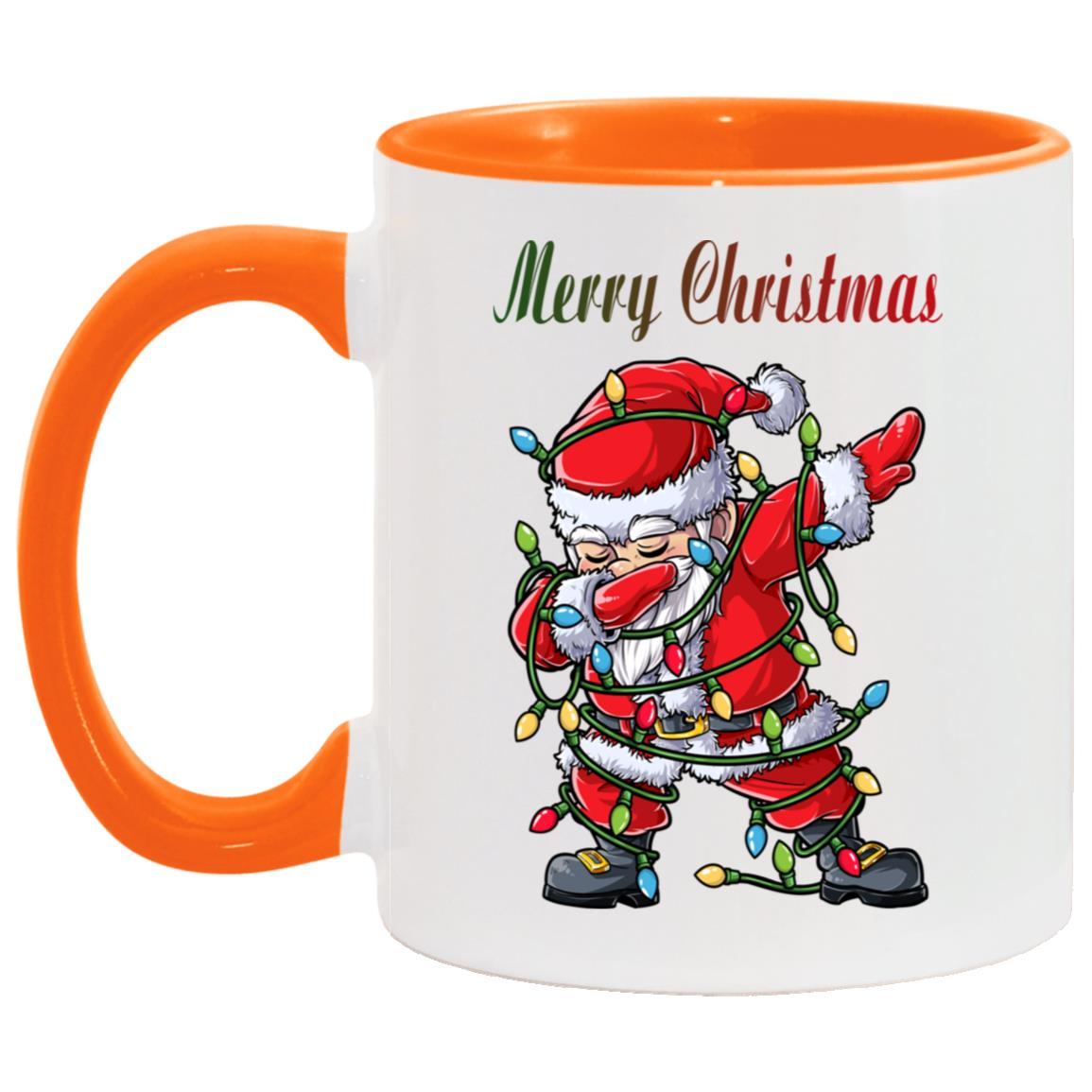 Dabbing Santa Christmas Tree Lights Xmas Merry Christmas
