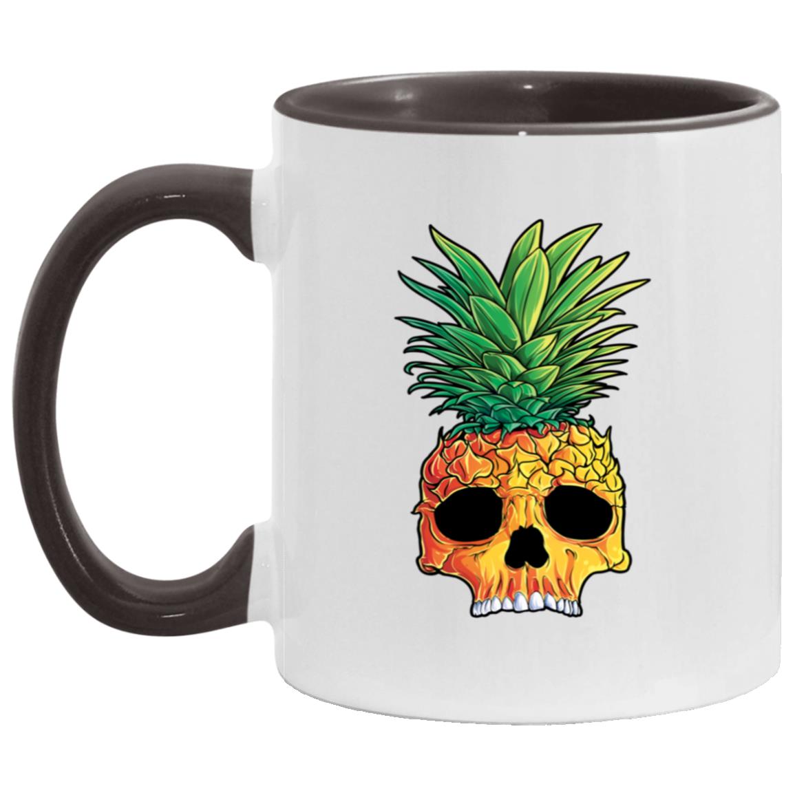 Pineapple Skull Aloha Beaches Hawaiian Goth