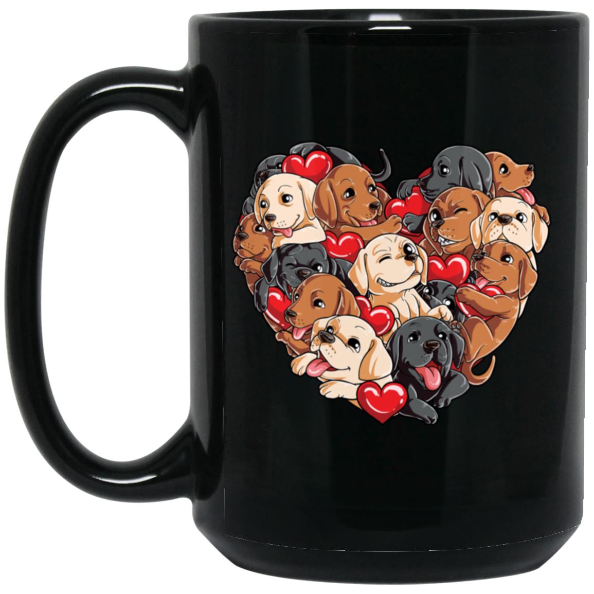Valentines Day Labrador Heart Dog Lover
