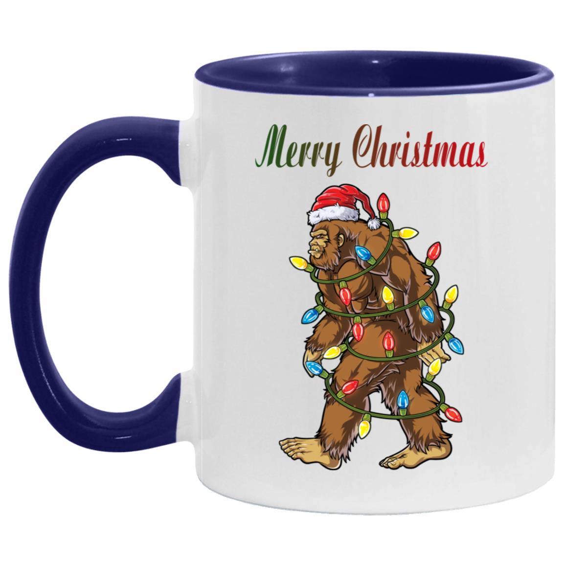 Bigfoot Santa Christmas Tree Lights Xmas Sasquatch Merry Christmas