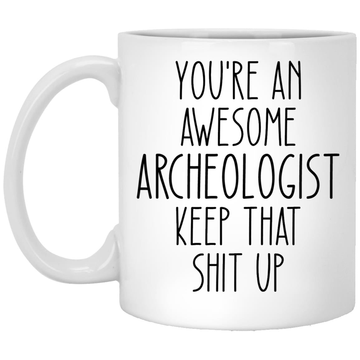 Archeologist XP8434 11oz White Mug