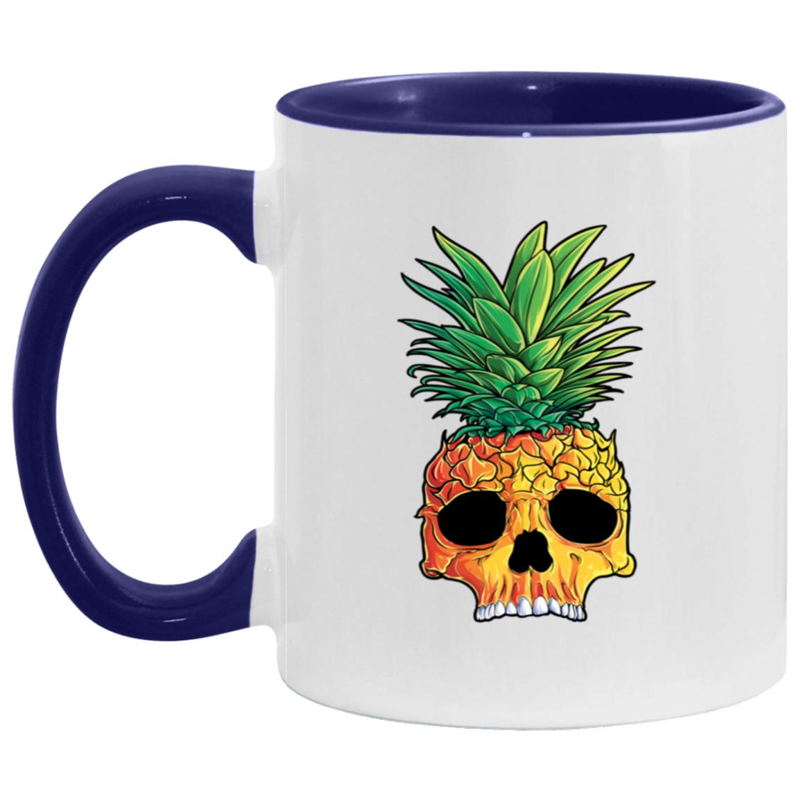 Pineapple Skull Aloha Beaches Hawaiian Goth