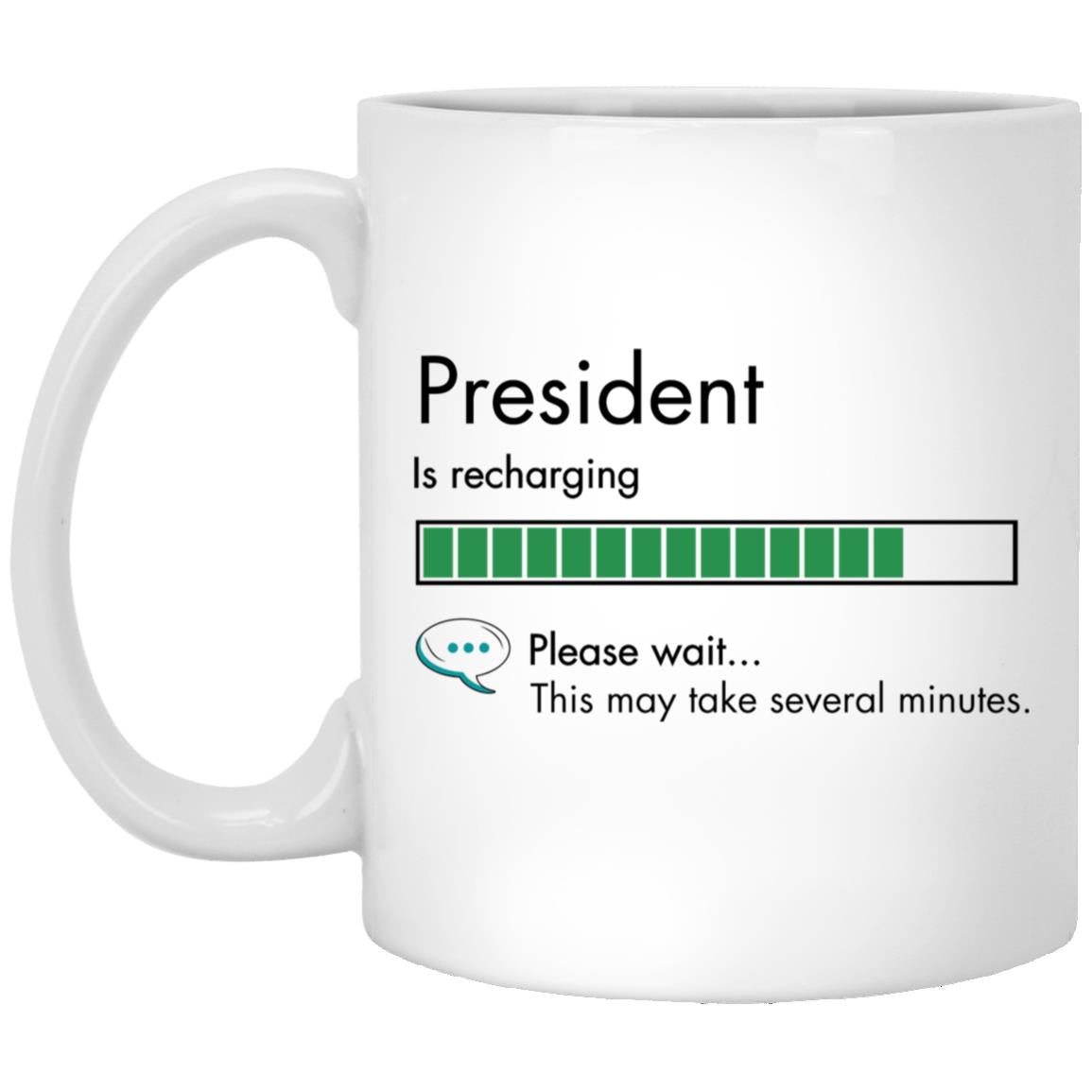 President XP8434 11oz White Mug