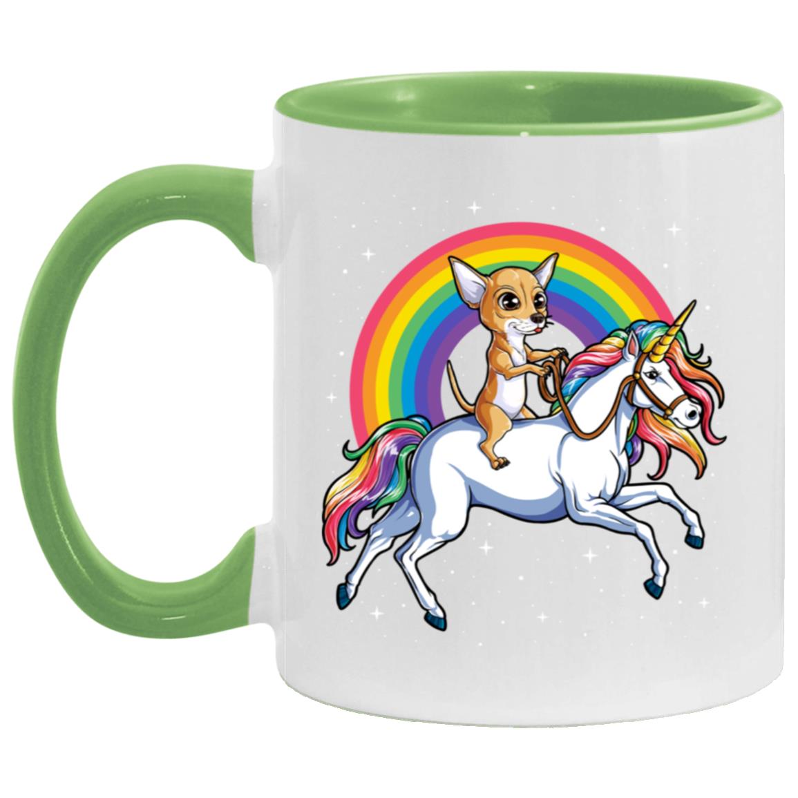 Chihuahua Riding Unicorn Rainbow Gifts Galaxy