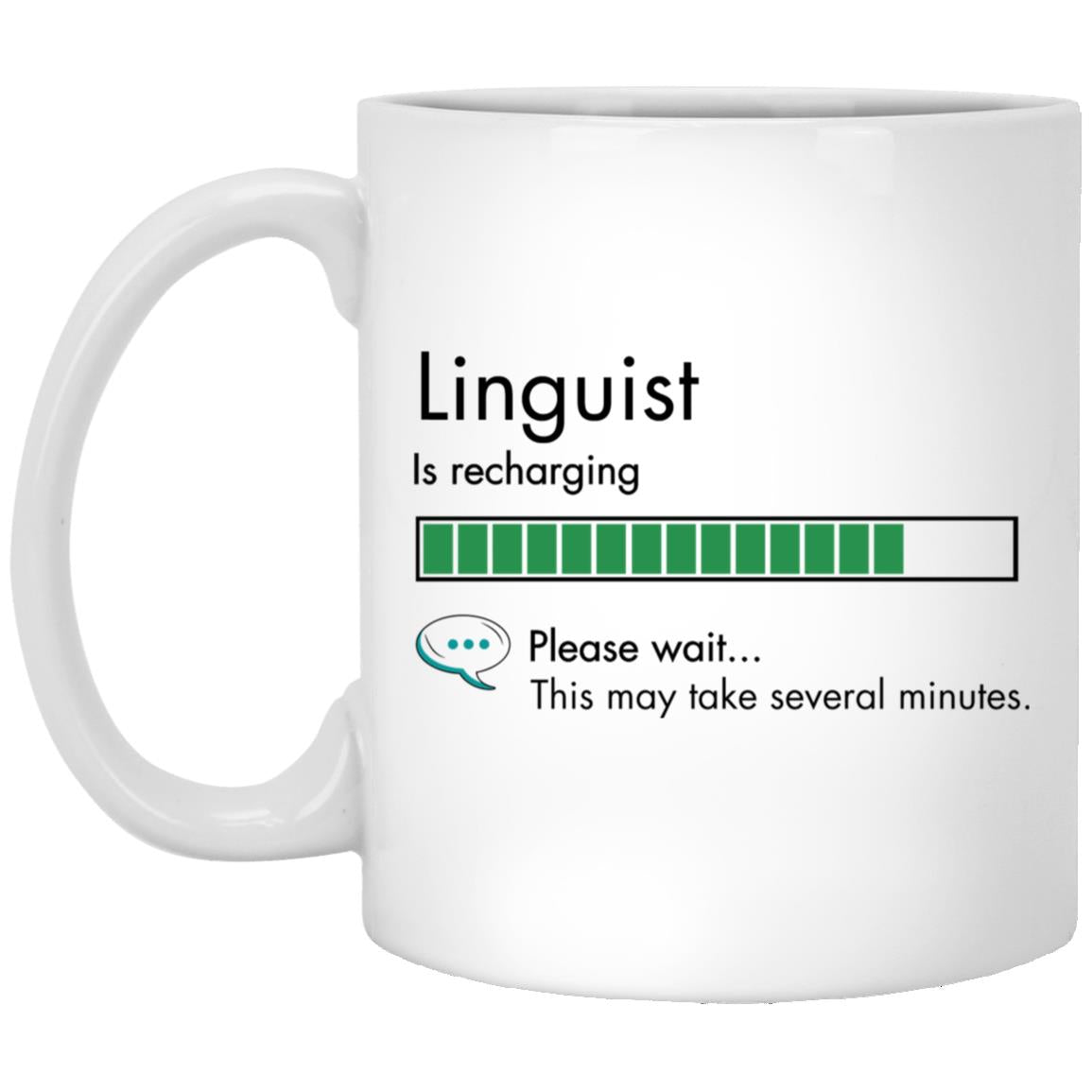 Linguist XP8434 11oz White Mug