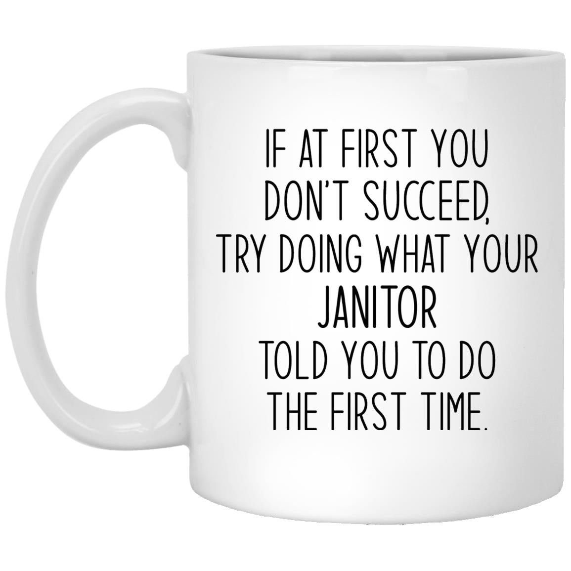 Janitor XP8434 11 oz. White Mug