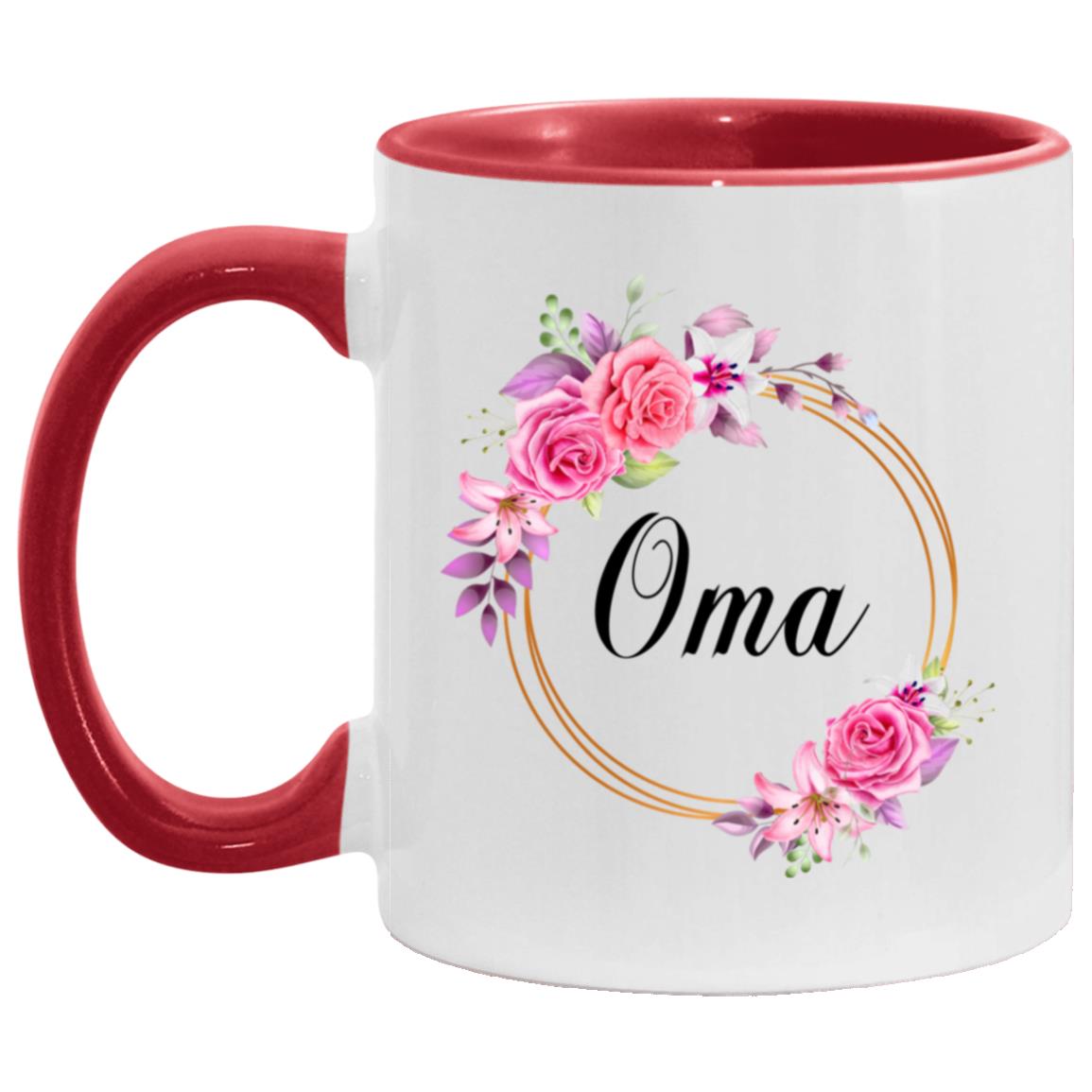 Oma Flower Novelty Coffee Mug