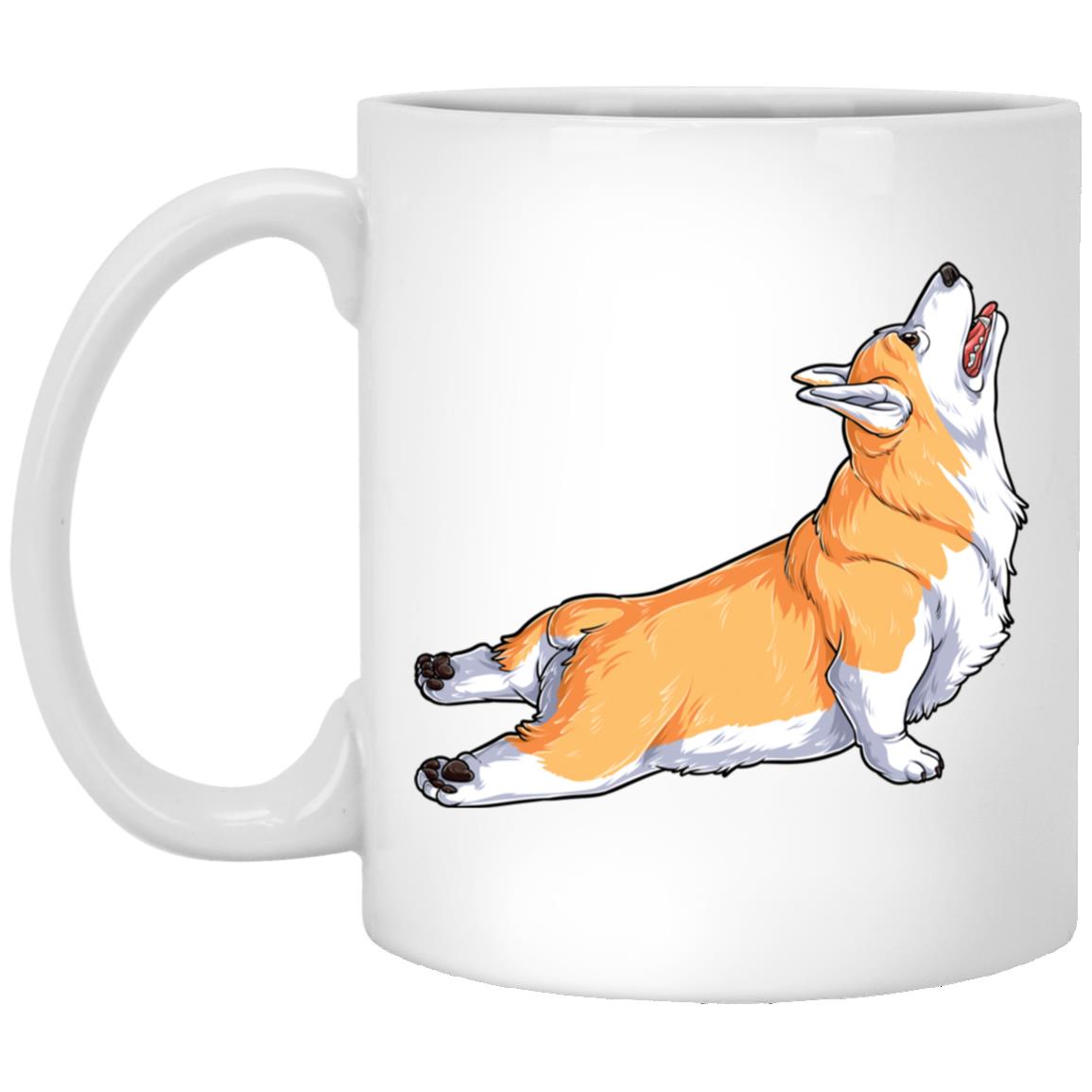 Corgi Yoga Namaste Spiritual Meditation Chakra