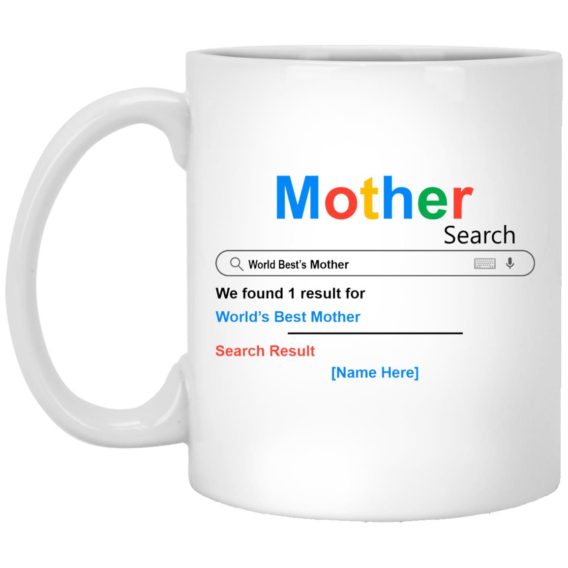 Mother XP8434 11 oz. White Mug