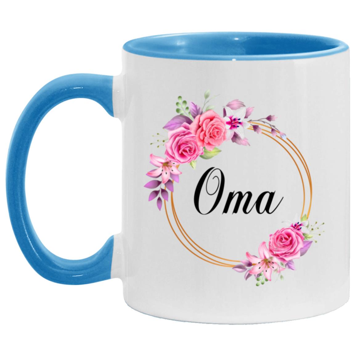 Oma Flower Novelty Coffee Mug