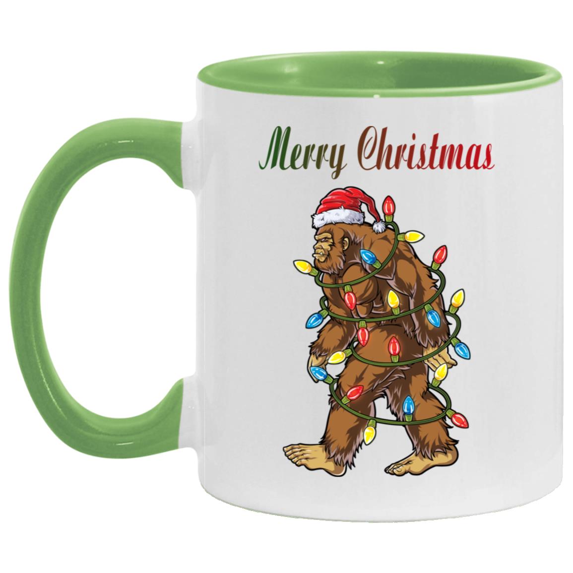 Bigfoot Santa Christmas Tree Lights Xmas Sasquatch Merry Christmas